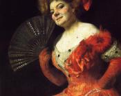 托马斯 波洛克 安舒茨 : Portrait of Katherine Rice